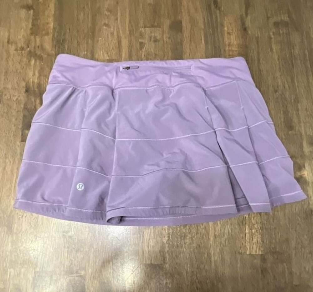 Lululemon Pace Rival Skirt Size 8 Purple Athletic Skort